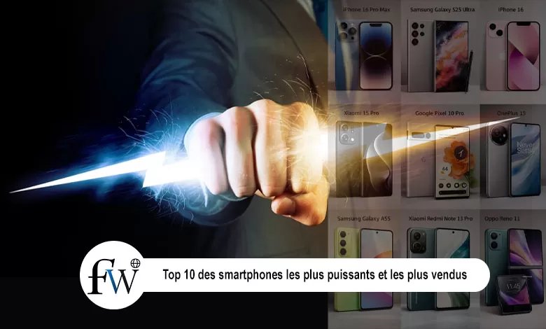 Top 10 des smartphones les plus puissants et les plus vendus au monde