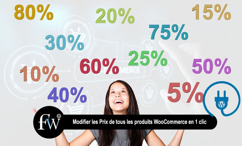 Modifier modifier le Prix des produits en masse pour WooCommerce en 1 clic